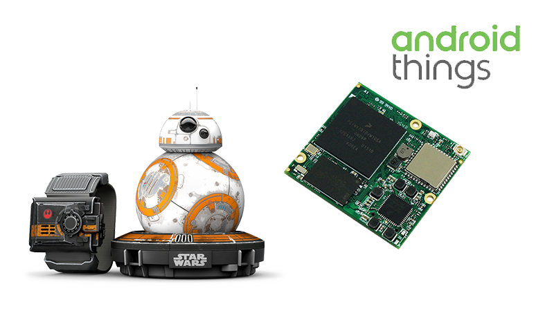 Droid BB8 + Force Band + Android Things