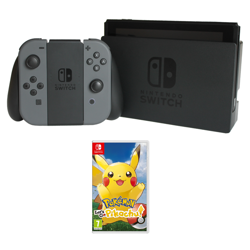 Nintendo Switch + Pokemon Lets go Pikachu